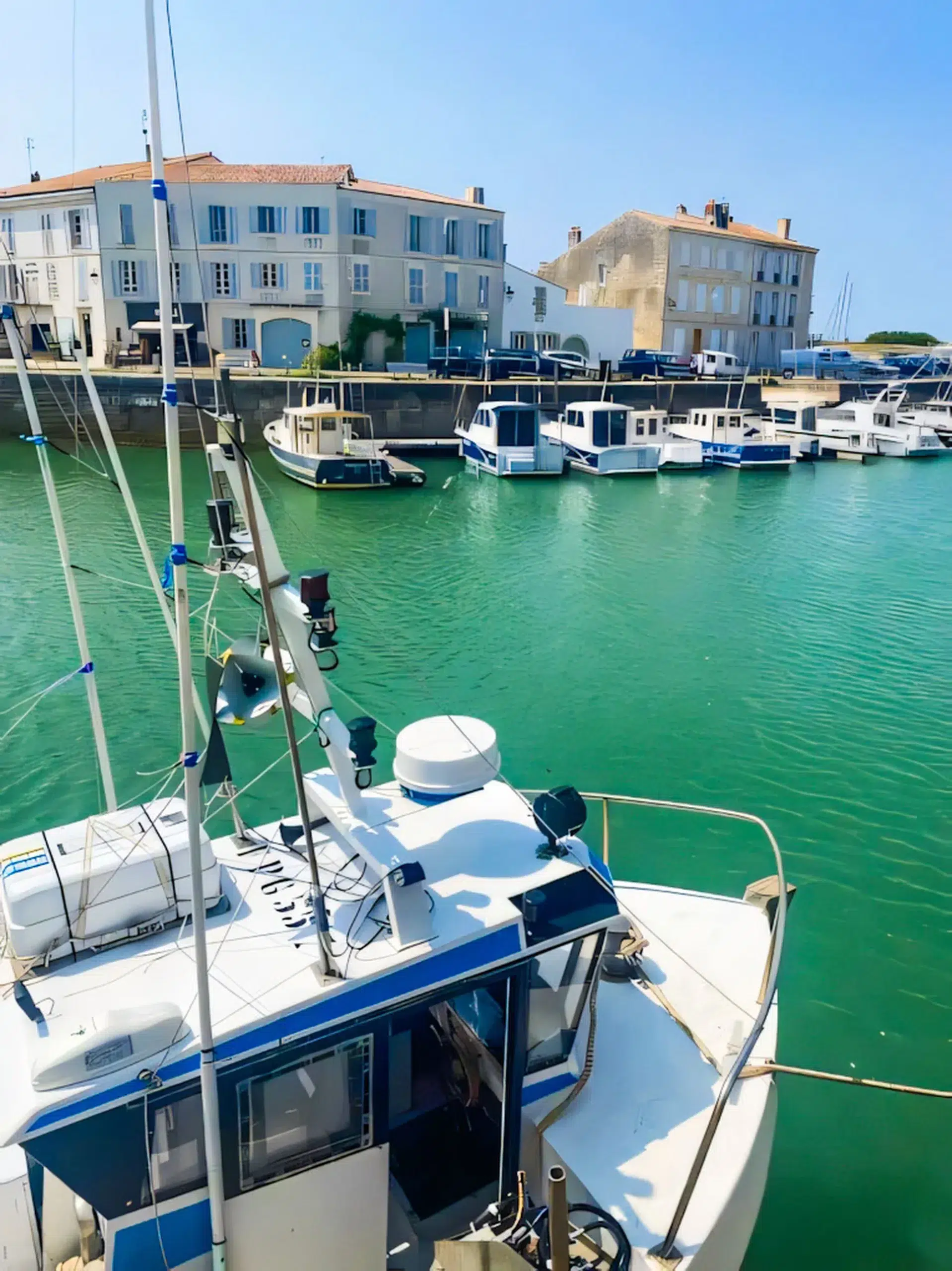 balade en bateau à sain martin de ré